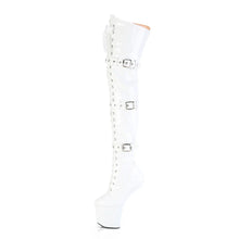 Carregar imagem no visualizador da galeria, Tacones Pleaser CRAZE-3028 Blanco Str. Charol