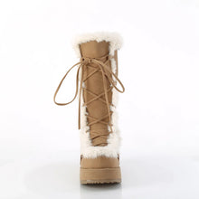 Cargar imagen en el visor de la galería, Botas Demonia CUBBY-311 Camel Ante vegano