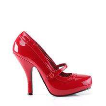 Carregar imagem no visualizador da galeria, Tacones Pin Up Couture CUTIEPIE-02 Rojo Charol