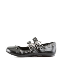 Load image into Gallery viewer, Zapatos planos Demonia DAISY-03 Negro Piel vegana