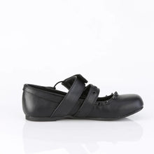 Carregar imagem no visualizador da galeria, Zapatos planos Demonia DAISY-08 Negro Piel vegana