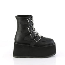 Cargar imagen en el visor de la galería, Botines Demonia DAMNED-105 Negro Piel vegana