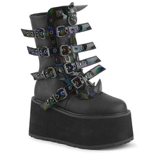 Carregar imagem no visualizador da galeria, Botas Demonia DAMNED-156 Negro Piel vegana