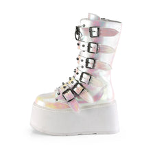 Carregar imagem no visualizador da galeria, Botas Demonia DAMNED-225 Pearl Iridescent Piel vegana