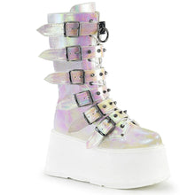Carregar imagem no visualizador da galeria, Botas Demonia DAMNED-225 Pearl Iridescent Piel vegana