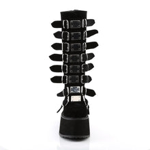 Carregar imagem no visualizador da galeria, Botas Demonia DAMNED-318 Negro Velvet