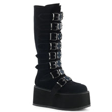 Carregar imagem no visualizador da galeria, Botas Demonia DAMNED-318 Negro Velvet