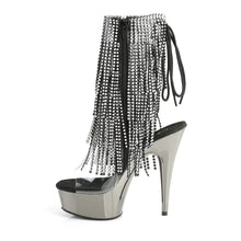 Carregar imagem no visualizador da galeria, Tacones Pleaser DELIGHT-1017RSF Transparente Negro Dark