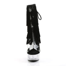 Load image into Gallery viewer, Tacones Pleaser DELIGHT-1017TF Transparente Negro