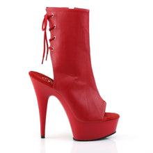 Cargar imagen en el visor de la galería, Tacones Pleaser DELIGHT-1018 Rojo Piel Sintética