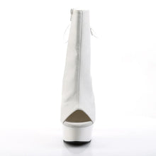 Load image into Gallery viewer, Tacones Pleaser DELIGHT-1018 Blanco Piel Sintética