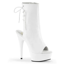 Load image into Gallery viewer, Tacones Pleaser DELIGHT-1018 Blanco Piel Sintética