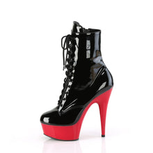 Cargar imagen en el visor de la galería, Tacones Pleaser DELIGHT-1020 Negro Charol Rojo
