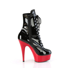 Cargar imagen en el visor de la galería, Tacones Pleaser DELIGHT-1020 Negro Charol Rojo