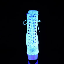Load image into Gallery viewer, Tacones Pleaser DELIGHT-1020LG Neon Blanco Purpurina