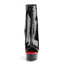 Cargar imagen en el visor de la galería, Tacones Pleaser DELIGHT-1025 Negro Rojo Charol