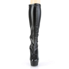 Load image into Gallery viewer, Tacones Pleaser DELIGHT-2000 Negro Str Piel