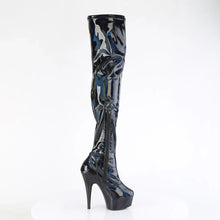 Load image into Gallery viewer, Tacones Pleaser DELIGHT-3000HWR Negro Hologram Charol