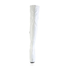 Load image into Gallery viewer, Tacones Pleaser DELIGHT-3000HWR Blanco Hologram Charol