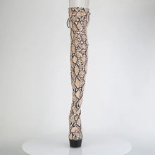 Carregar imagem no visualizador da galeria, Tacones Pleaser DELIGHT-3008SP-BT Tan Marrón Snake