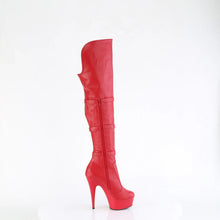 Load image into Gallery viewer, Tacones Pleaser DELIGHT-3018 Rojo Str. Piel
