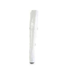 Load image into Gallery viewer, Tacones Pleaser DELIGHT-3018 Blanco Str. Charol
