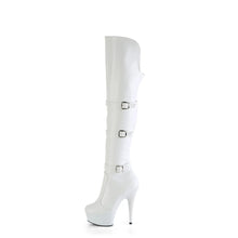 Cargar imagen en el visor de la galería, Tacones Pleaser DELIGHT-3018 Blanco Str. Piel
