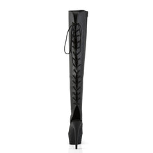 Load image into Gallery viewer, Tacones Pleaser DELIGHT-3019 Negro Piel Sintética