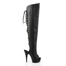 Load image into Gallery viewer, Tacones Pleaser DELIGHT-3019 Negro Piel Sintética