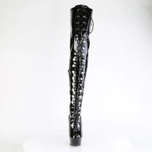 Cargar imagen en el visor de la galería, Tacones Pleaser DELIGHT-3022 Negro Str Charol