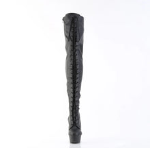 Cargar imagen en el visor de la galería, Tacones Pleaser DELIGHT-3023 Negro Str Piel