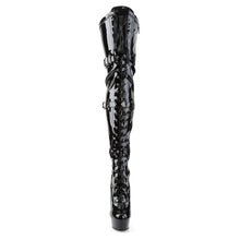 Cargar imagen en el visor de la galería, Tacones Pleaser DELIGHT-3028 Negro Str Charol