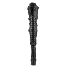 Cargar imagen en el visor de la galería, Tacones Pleaser DELIGHT-3028 Negro Str Piel
