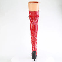 Load image into Gallery viewer, Tacones Pleaser DELIGHT-3029 Rojo Str Hologram