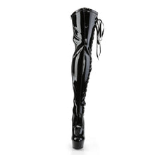 Cargar imagen en el visor de la galería, Tacones Pleaser DELIGHT-3050 Negro Str Charol
