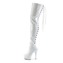 Load image into Gallery viewer, Tacones Pleaser DELIGHT-3063 Blanco Str Charol