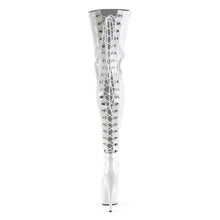 Load image into Gallery viewer, Tacones Pleaser DELIGHT-3063 Blanco Str Charol