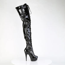 Carregar imagem no visualizador da galeria, Tacones Pleaser DELIGHT-4023 Negro Str Charol