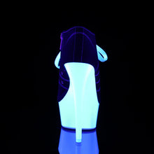 Load image into Gallery viewer, Tacones Pleaser DELIGHT-600SK-01 Negro Canvas Neon