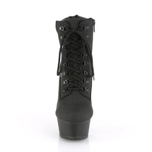 Cargar imagen en el visor de la galería, Tacones Pleaser DELIGHT-600TL-02 Negro Nubuck Piel