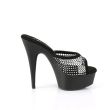 Load image into Gallery viewer, Tacones Pleaser DELIGHT-601-6RM Negro Faux Suede