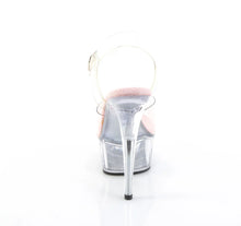 Load image into Gallery viewer, Tacones Pleaser DELIGHT-608 Transparente B. Rosa