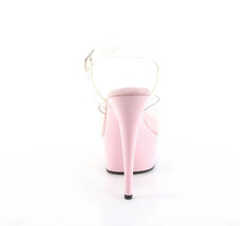 Cargar imagen en el visor de la galería, Tacones Pleaser DELIGHT-608 Transparente B. Rosa