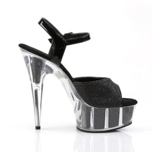 Load image into Gallery viewer, Tacones Pleaser DELIGHT-609-5G Negro Gltr