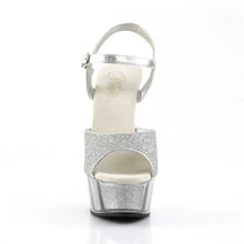 Carregar imagem no visualizador da galeria, Tacones Pleaser DELIGHT-609-5G Plata Gltr