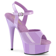 Load image into Gallery viewer, Tacones Pleaser DELIGHT-609 Lavanda Charol