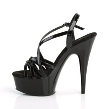Cargar imagen en el visor de la galería, Tacones Pleaser DELIGHT-613 Negro Charol