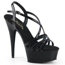 Cargar imagen en el visor de la galería, Tacones Pleaser DELIGHT-613 Negro Charol