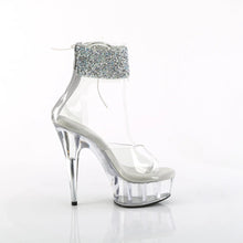 Carregar imagem no visualizador da galeria, Tacones Pleaser DELIGHT-624RS-02 Transparente Plata