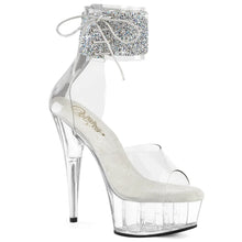 Carregar imagem no visualizador da galeria, Tacones Pleaser DELIGHT-624RS-02 Transparente Plata